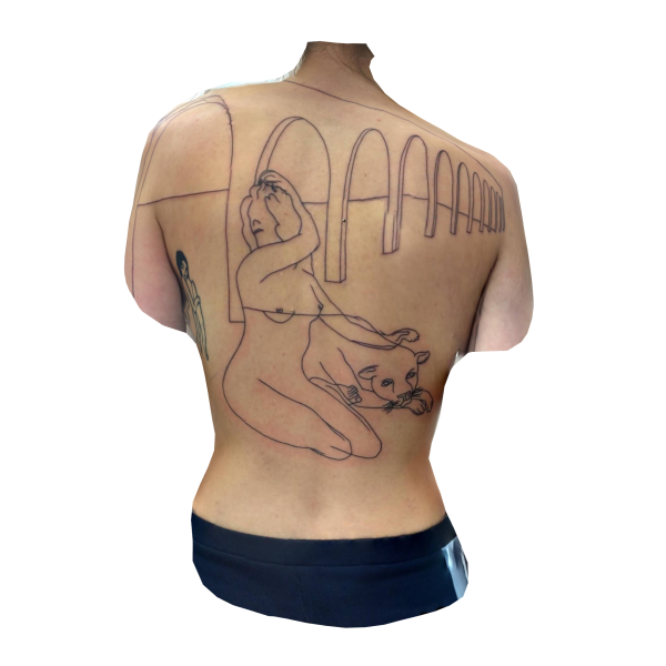 3D tattoo scan of @extra_extra_ds