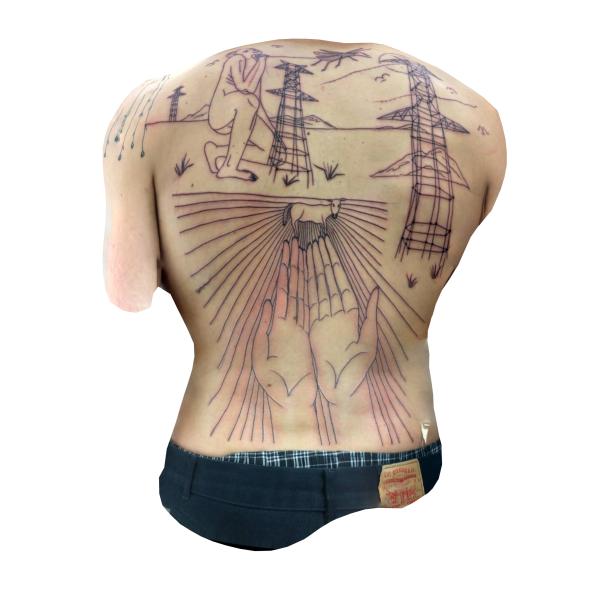 3D tattoo scan of @extra_extra_ds