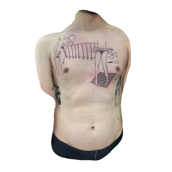 3D tattoo scan of @extra_extra_ds