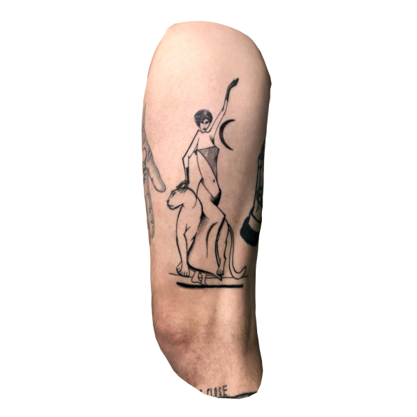 3D tattoo scan of Janek