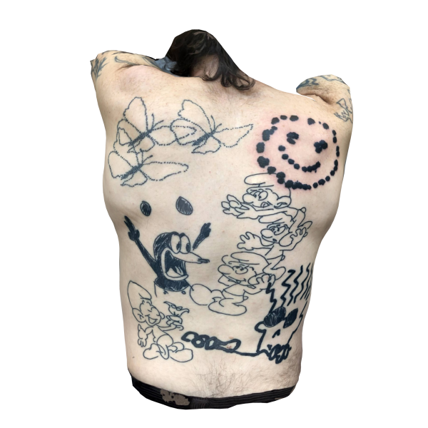3D tattoo scan of Jenna